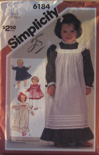 TODDLERS DRESS AND PINAFORE