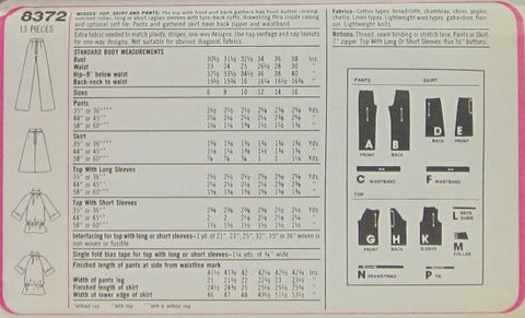 MISSES TOP SKIRT AND PANTS