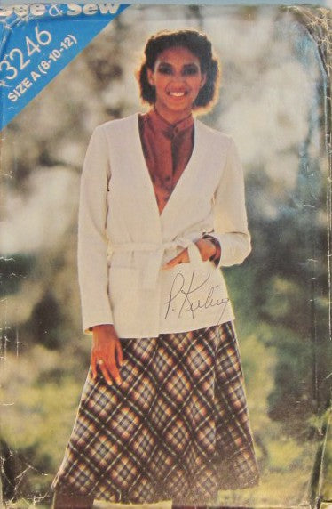 MISSES JACKET BELT AND SKIRT