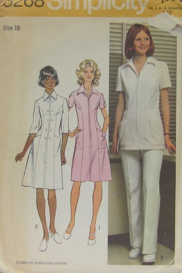 DRESS OR TUNIC AND PANTS IN MISSES' AND HALF SIZES