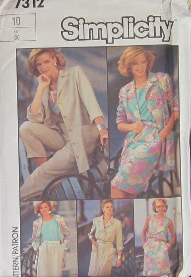 TOP, SKIRT, PANTS AND UNLINED JACKET OR DRESS