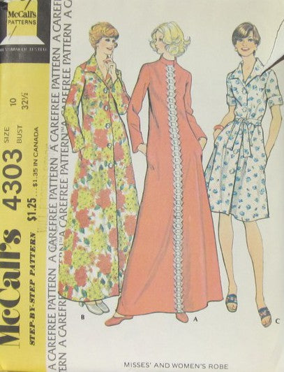 MISSES AND WOMENS ROBE