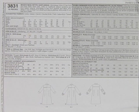 MISSES/MISS PETITE SHIRT-DRESS