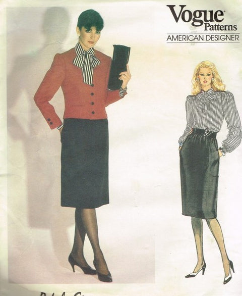 MISSES' JACKET, SKIRT AND BLOUSE