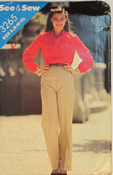 MISSES TOP AND PANTS