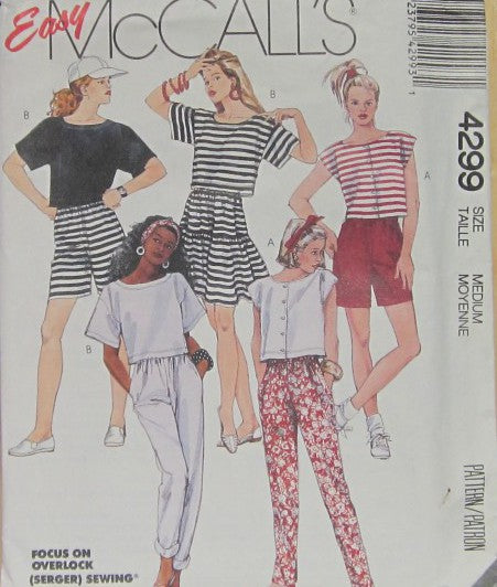 MISSES TOPS SKIRT PANTS AND SHORTS