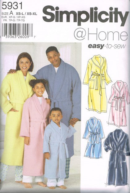 CHILD'S TEENS AND ADULTS ROBE