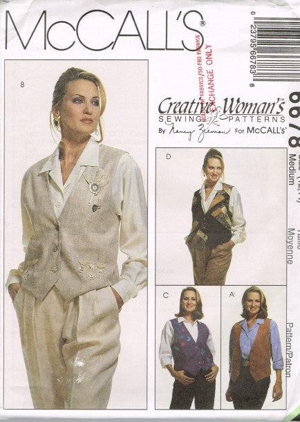 MISSES' REVERSIBLE VEST, PIN AND CINCH