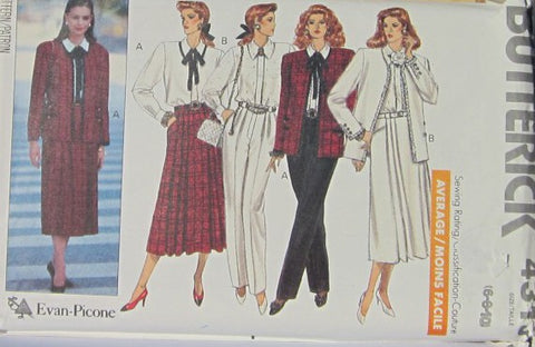 MISSES/MISSES PETITE JACKET BLOUSE SKIRT AND PANTS