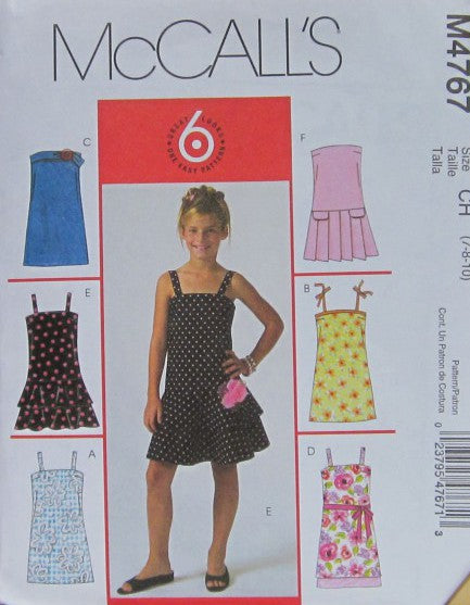 GIRLS' DRESSES IN TWO LENGTHS