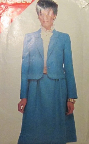 MISSES JACKET AND SKIRT