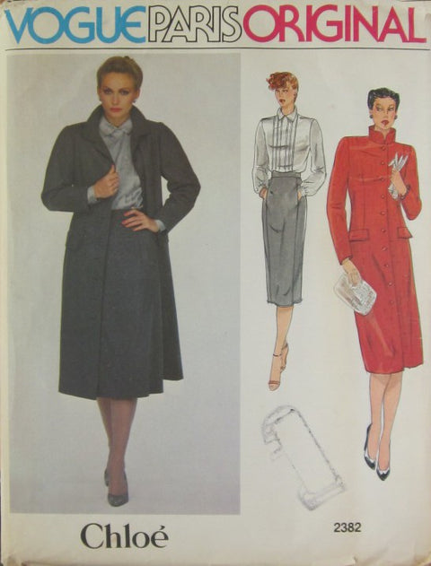 MISSES' COAT, SKIRT AND BLOUSE