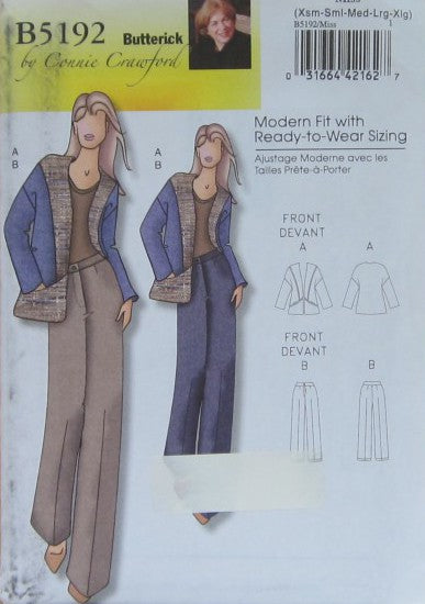 MISSES/WOMENS JACKET AND PANTS