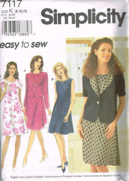 MISSES' JACKET AND DRESS