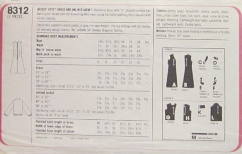 MISSES JIFFY DRESS AND UNLINED JACKET