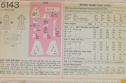 MISSES SORT TENT DRESS