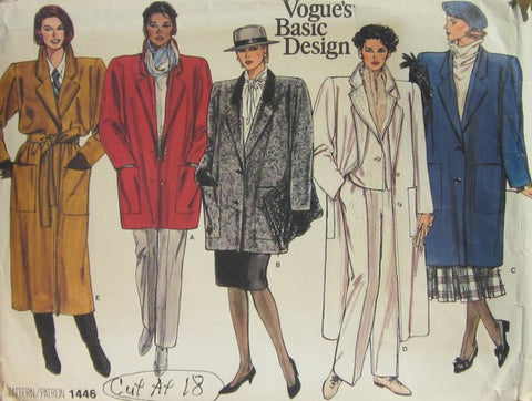 MISSES' COAT (CUT)