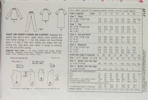 MISSES AND WOMENS PAJAMAS AND SLEEPCOAT