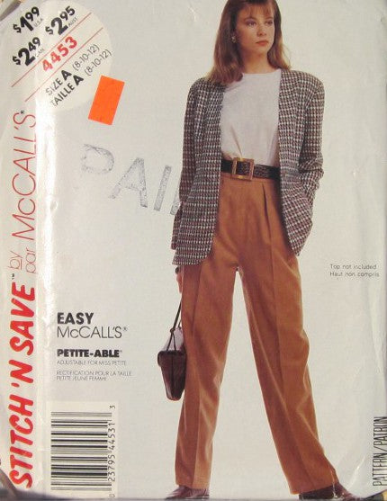 MISSES JACKET AND PANTS