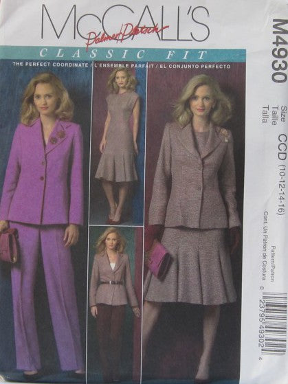 MISSES JACKET, DRESS AND PANTS