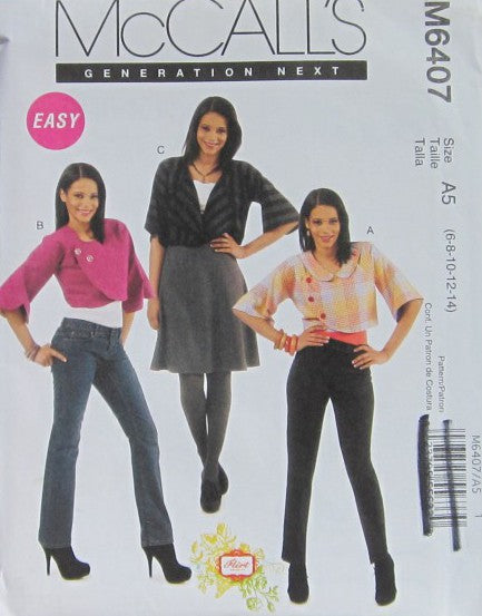 MISSES' LINED AND UNLINED JACKETS AND FLOWER