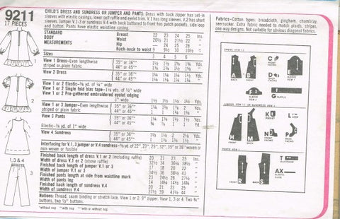 CHILDS DRESS AND SUNDRESS OR JUMPER AND PANTS