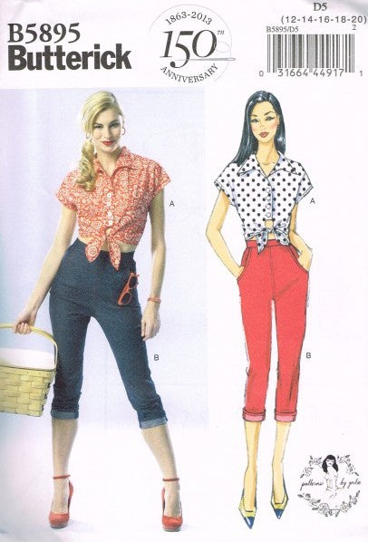 MISSES' TOP AND JEANS
