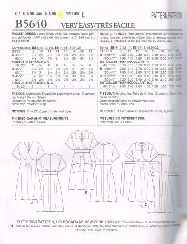 MISSES' DRESS