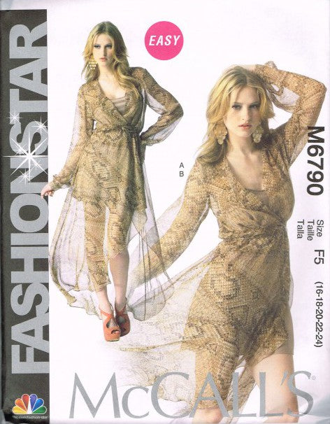 MISSES' DRESS AND SLIP