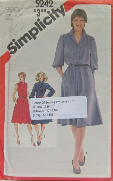 MISSES' PULLOVER SHIRTDRESS