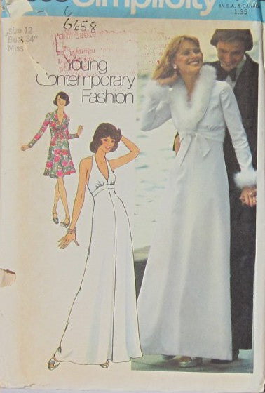 JUNIOR PETITES' AND MISSES' DRESS IN TWO LENGTHS AND UNLINED JACKET