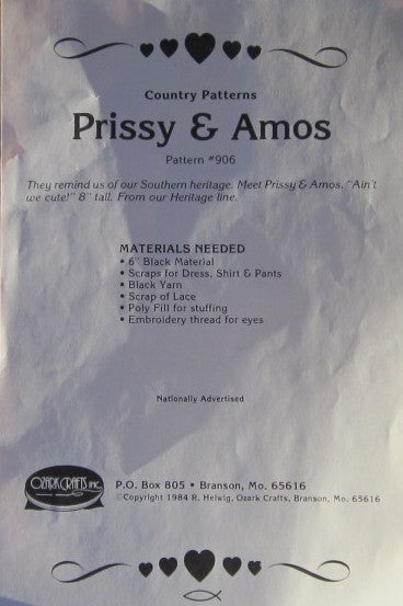 PRISSY AND AMOS DOLL