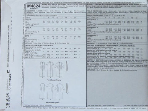 MISSES/MISSES PETITE DRESS AND TIE BELT