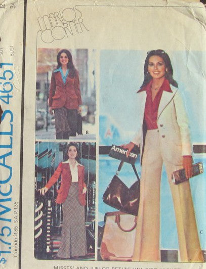 MISSES AND JUNIOR PETITE JACKET AND PANTS