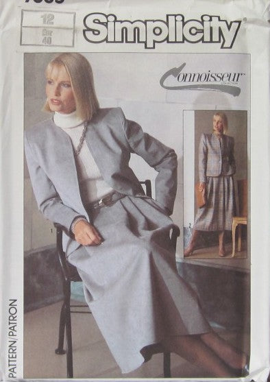 MISSES' LINED SUIT IN TWO LENGTHS