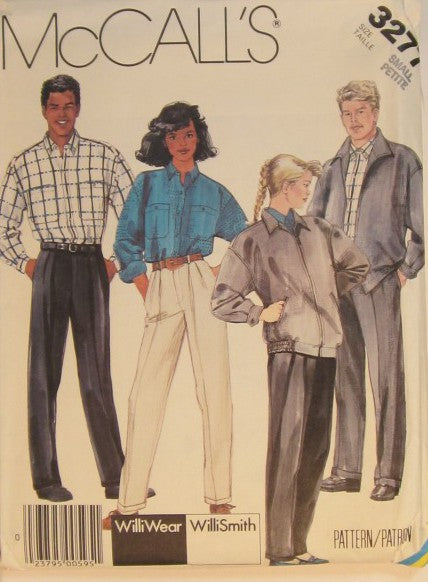 MISSES OR MENS/TEEN BOYS JACKET SHIRT AND PANTS