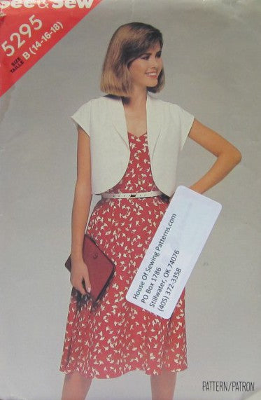 MISSES' JACKET AND DRESS
