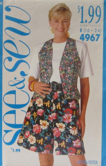 MISSES VEST TOP AND SHORTS
