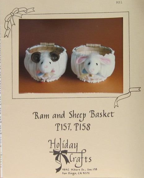 RAM AND SHEEP BASKET
