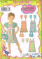 CHILD'S DRESS WITH BODICE VARIATIONS, SHRUG AND BAG