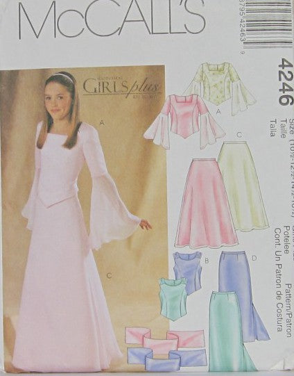 GIRLS AND GIRLS PLUS TOPS SKIRTS AND STOLE