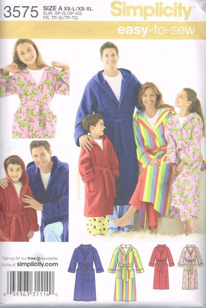 CHILD'S TEENS' AND ADULTS' ROBE