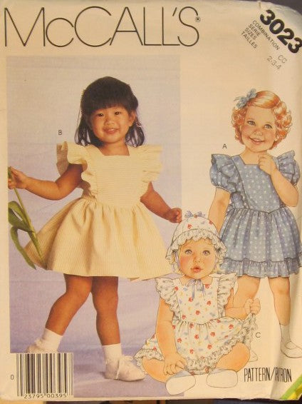 TODDLERS DRESS PANTIES AND HAT