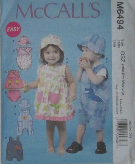 INFANTS DRESS ROMPERS JUMPSUIT PANTIES AND HATS
