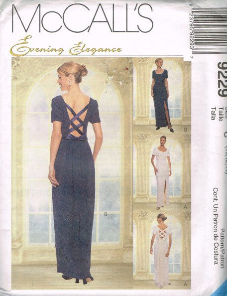 MISSES' LINED DRESS