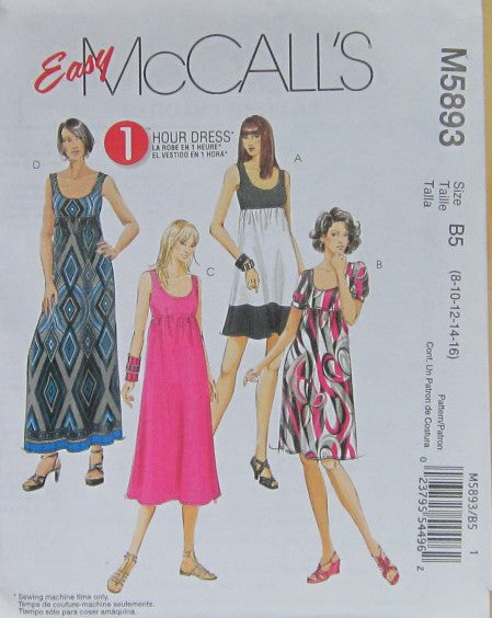 MISSES' AND WOMEN'S DRESSES IN FOUR LENGTHS
