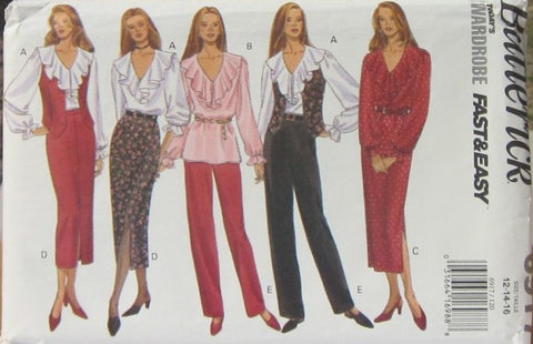 MISSES' VEST, DRESS, TOP, SKIRT & PANTS