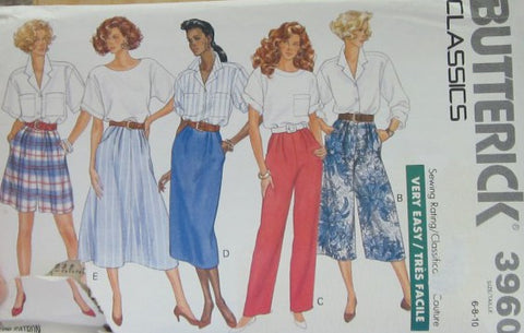 MISSES/MISSES PETITE SHORT CULOTTES PANTS AND SKIRT