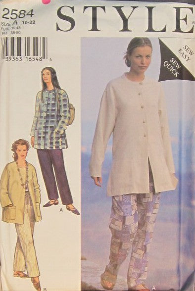 MISSES/WOMAN JACKET AND PLANTS