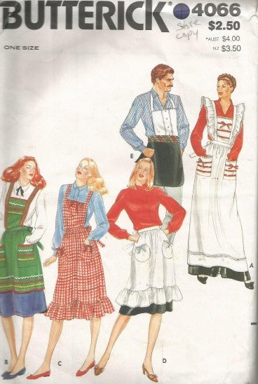 MISSES AND MENS APRONS